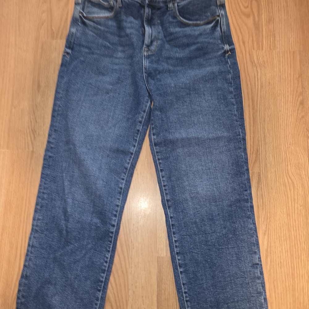 Kensie "The Ella" High Rise Straight Blue Jeans